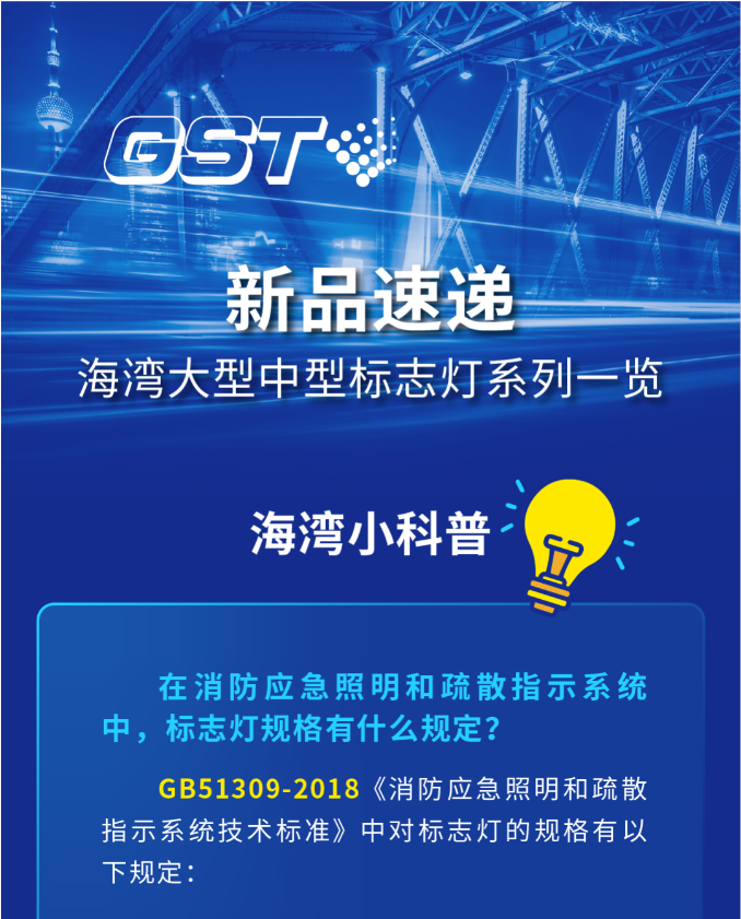 云南海灣大型中型標志燈系列燈具科普