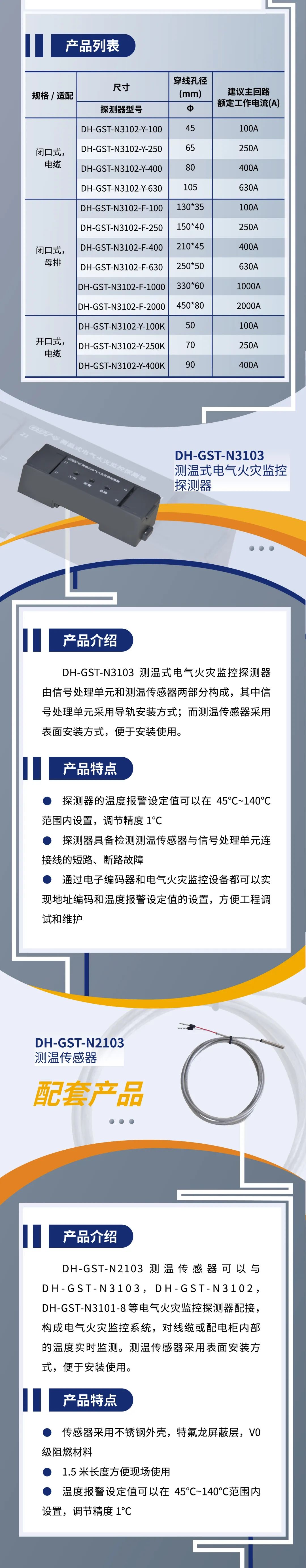 云南云南海灣消防新一代組合式電氣火災(zāi)監(jiān)控探測(cè)器產(chǎn)品上市